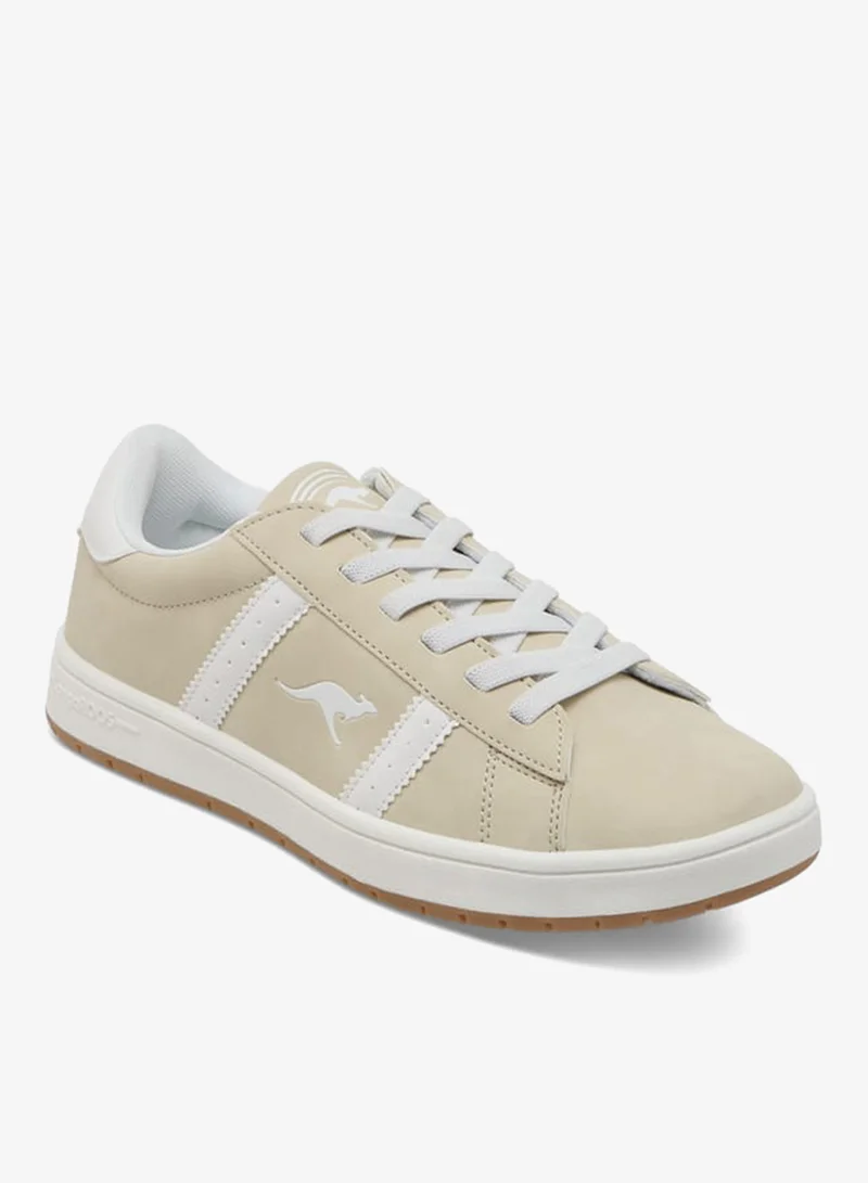 kangaROOS Women's Logo Detail Sports Shoes with Lace-Up Closure