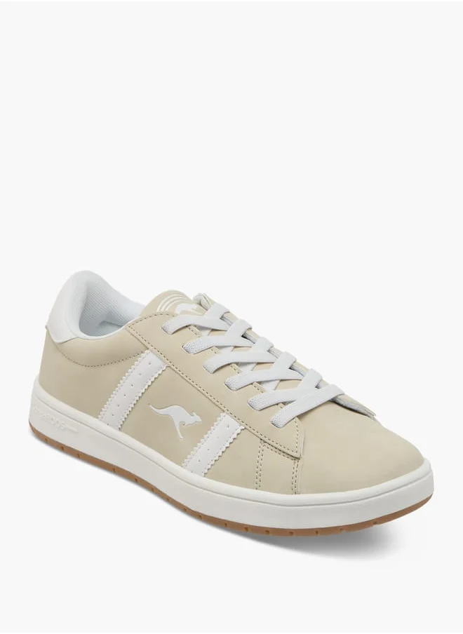 kangaROOS Women's Logo Detail Sports Shoes with Lace-Up Closure