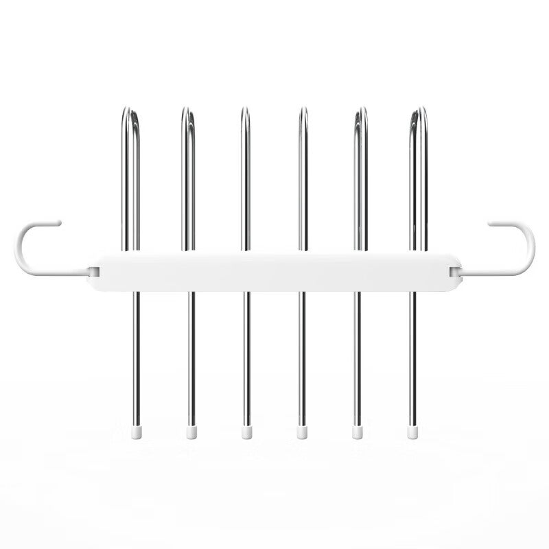 Siwangongli Folding Pants Hanger, Home Use Trouser Clip And Coat Hanger, Multi-Layer Multifunctional Pants Hanger, Non-Slip Pants Storage Organizer - Image 2