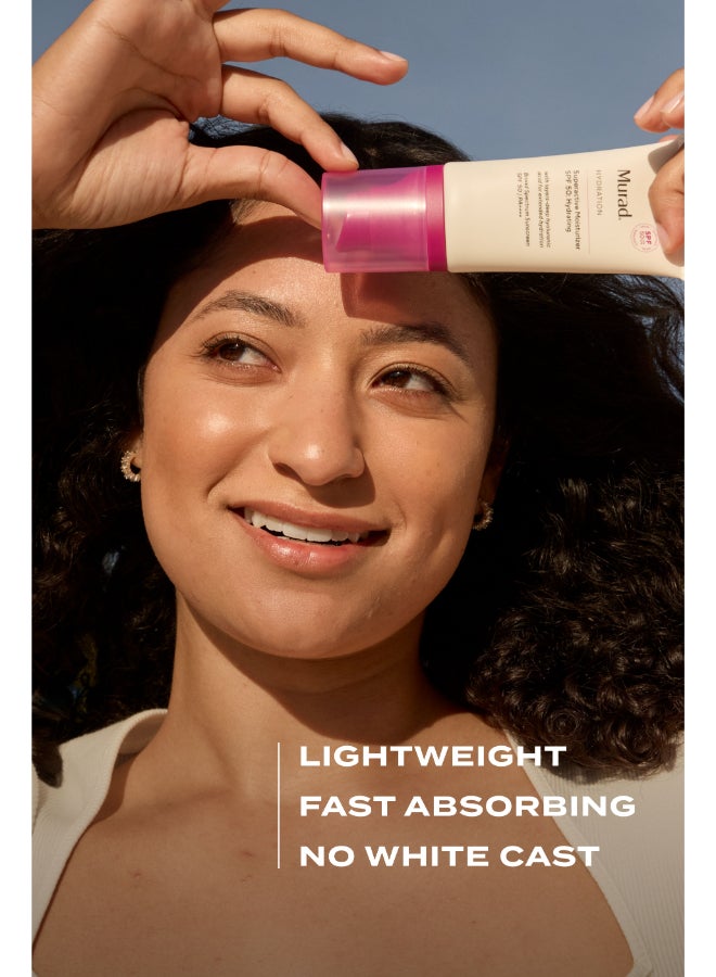Murad مراد سوبر أكتيف SPF 50 مرطب 50 مل – حماية مكثفة للبشرة الجافة، حمض الهيالورونيك و SPF 50، درع غني بالرطوبة لتخفيف حساسية الأشعة فوق البنفسجية 50 مل - Image 4