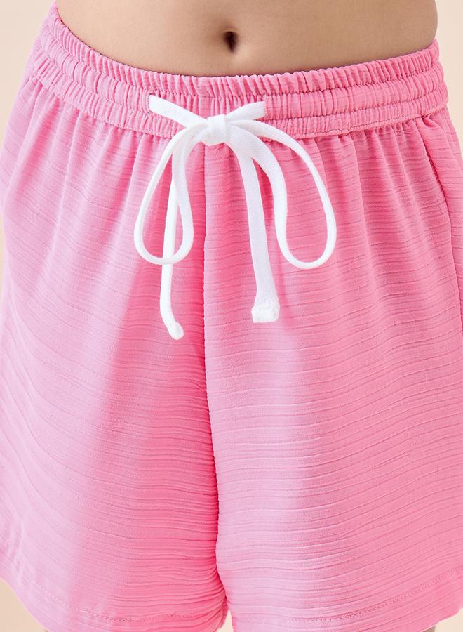 Stylo Bug Girls Pink Polka Dot Shirt And Shorts Set - Image 5
