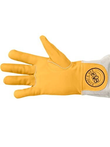 Humble Bee 111 Cowhide Beekeeping Gloves with Extended Sleeves - Image 3