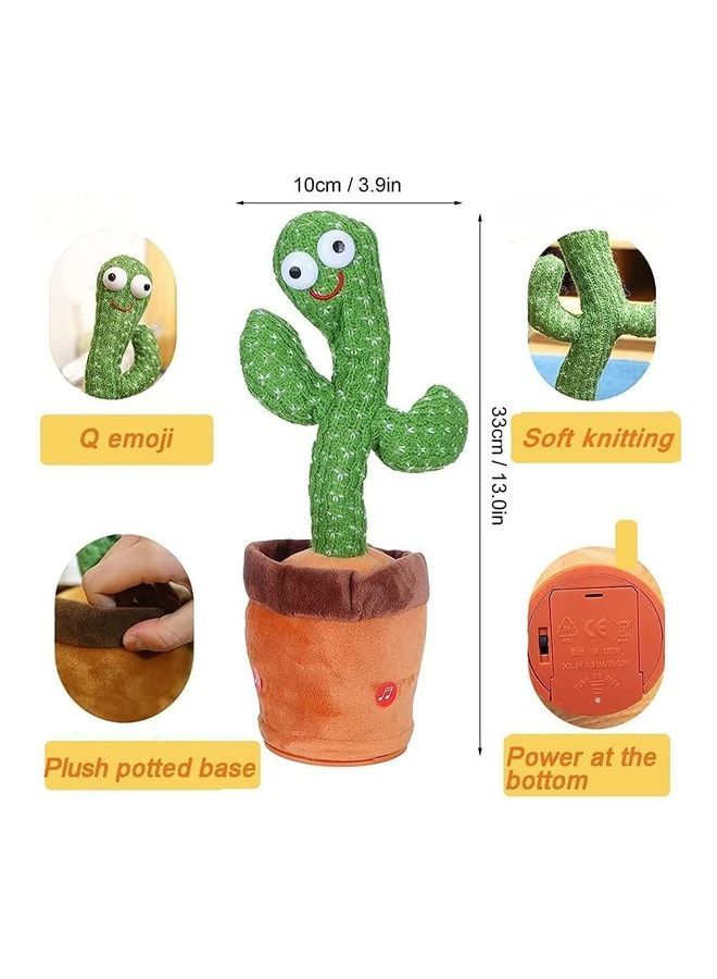 NIBEMINENT Cactus Plush Stuffed Toy With Music - Image 5