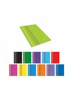 Notte Stitched Plastic Cover Seyes Notebook 48 Paper - 96 pages - Assorted colors 
