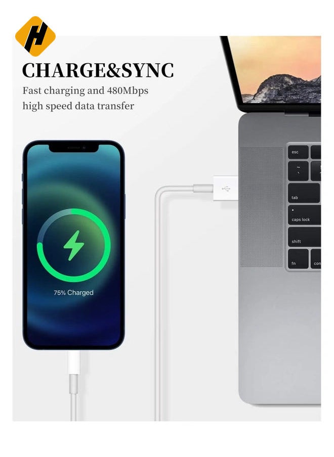 HuHa Apple iPhone Charger Cable, 4 Pack Original Lightning to USB Cables Apple MFI Certified 3 Ft, Fast iPhone Charging Cord for iPhone 11/11Pro/11Max  - Image 5