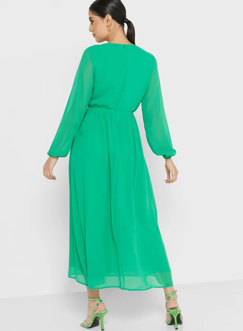 ELLA Chiffon A-Line Dress