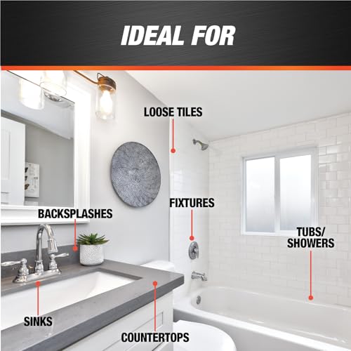 DAP Kwik Seal Plus Kitchen & Bath Adhesive Sealant, Biscuit, 5.5 Oz (7079818539) - Image 5