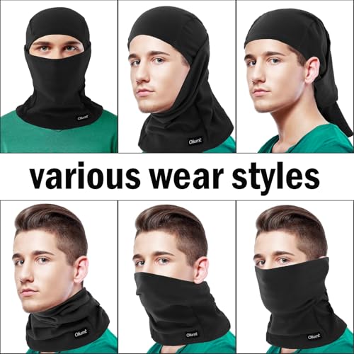 Oliumt Balaclava Ski Mask, Warm, Breathable & Lightweight, Full Coverage Fleece Winter Face Mask for Men & Women (Royal Blue) - Image 4