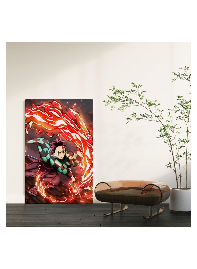 مودكلاس لوحة جدارية كانفس بإطار خشبي ديمون سلاير تانجيرو - Image 2