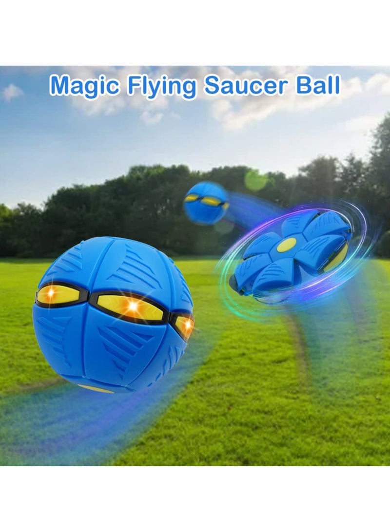 VSHE Pet Magic Flying Disc Ball, Interactive Dog Toy Balls with 6 Colorful Lights, Magic Flying Ball for Dogs, Outdoor Sports for Small Dogs Training - Image 3