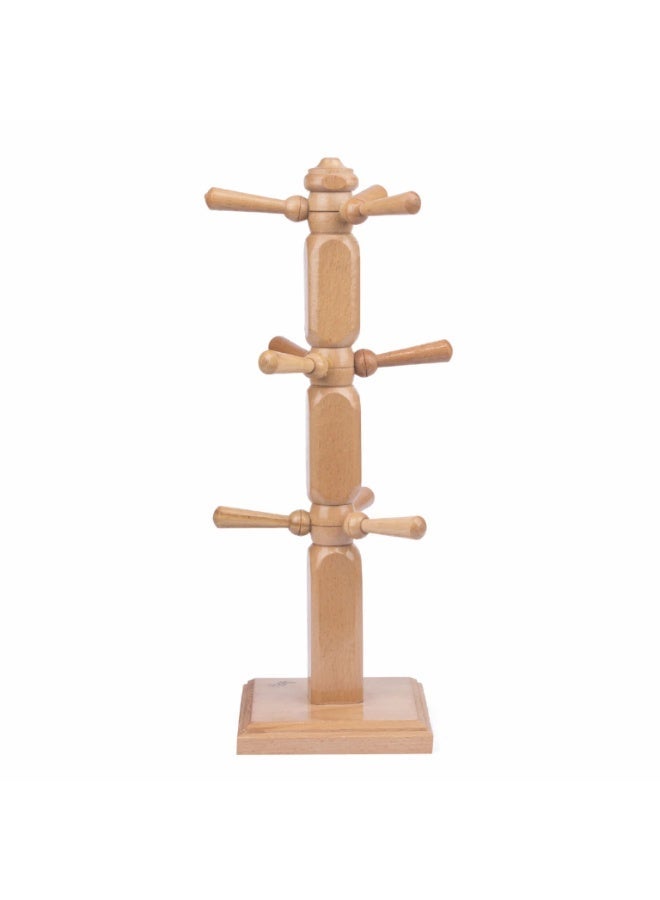 ناما حامل مجات خشب 9 مجات - Image 1