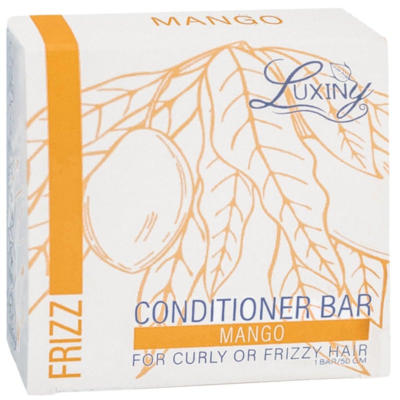 Natural Conditioner Bars for Hair Made in USA a Sulfate Free Conditioner Bar for up to 70 Uses at Home or as a Travel Conditioner  Normal to Dry Hair 50g Mango