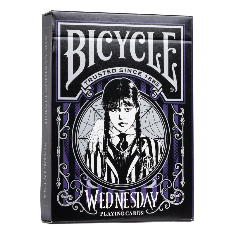 Bicycle Wednesday Addams Playing Cards, 1 Deck - Image 1