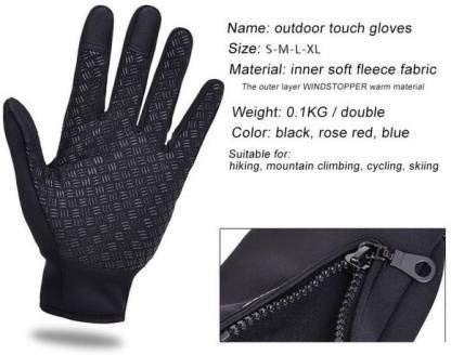 ZaySoo Riding Gloves Riding Gloves (Blue) - Image 4
