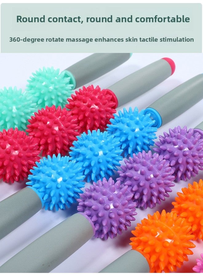 Loquat Children's Sensory Training Equipment Ball Massage Stick Home Baby Tactile Sensitive Brush Touch Game Teaching Aids Toys-Color:Massage Stick Pink - Image 4