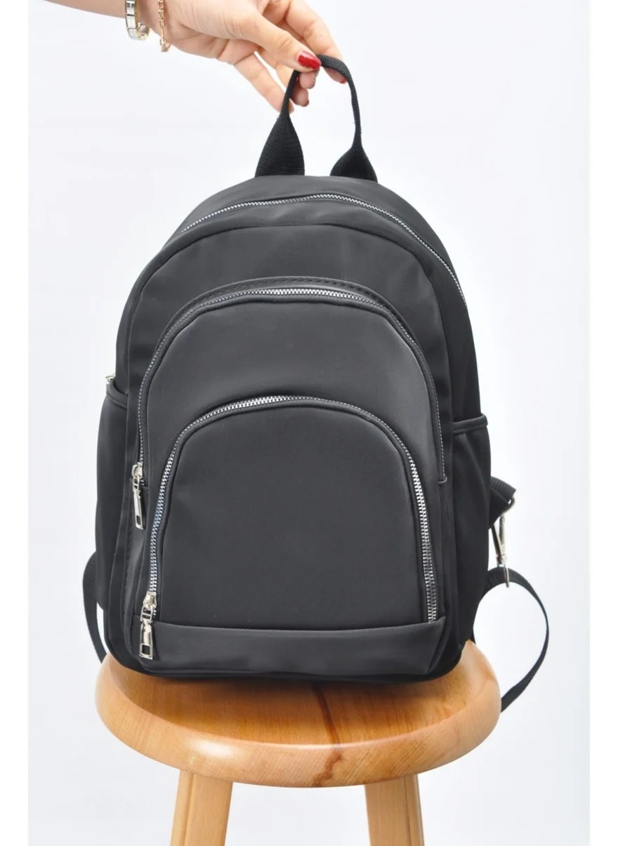 Tezzgelsin Unisex Waterproof Satin Artificial Leather Daily Use Backpack