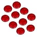 Yinaolan 10 Pack 3 Inch Red Self Adhesive Round Reflectors Road Safety Stickon Rear Reflectors for Mailboxes Driveway Trailer Caravan Tunnels Truck Tractor Boat Lorry Motorcycle - Image 2