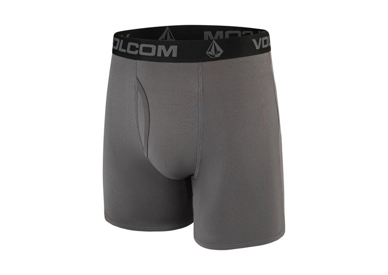 Volcom Mens Boxer Briefs Poly Spandex Performance Boxer Briefs Underwear (Teal/Grey/Black/Yellow/Navy, Medium) - Image 3