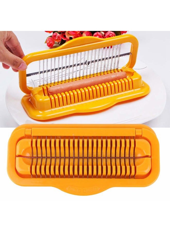 TOPINCN Hot Dog Cutter Multifunctional Sausage Cutter Ham Slicer Banana Peeler Kitchen Tool - Image 3