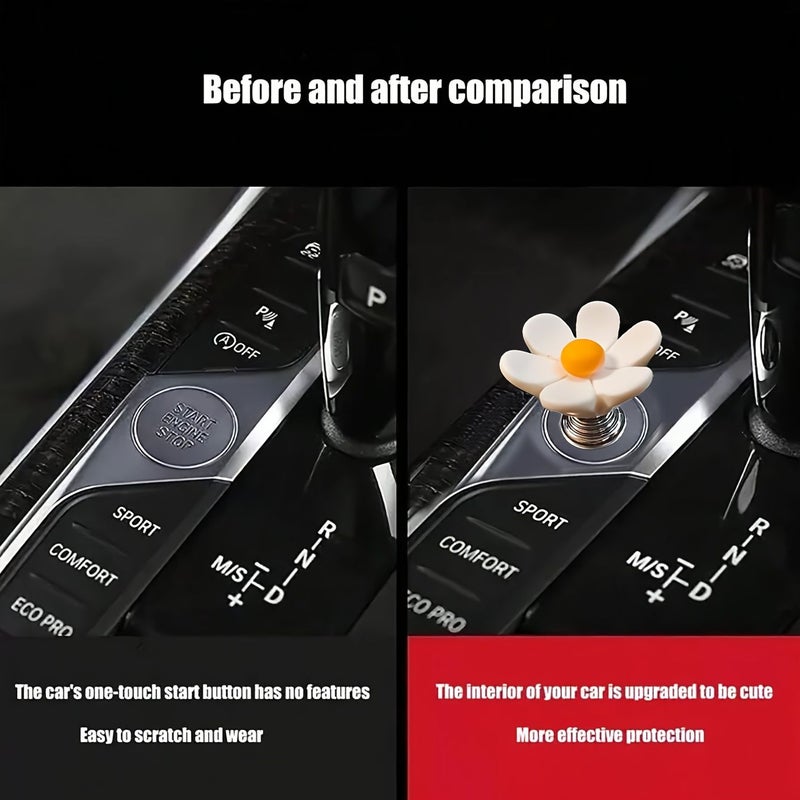 Baby Daisy Shaped Car Ignition Device 1pc Long Nail Fire Prevention Bracket - Image 1
