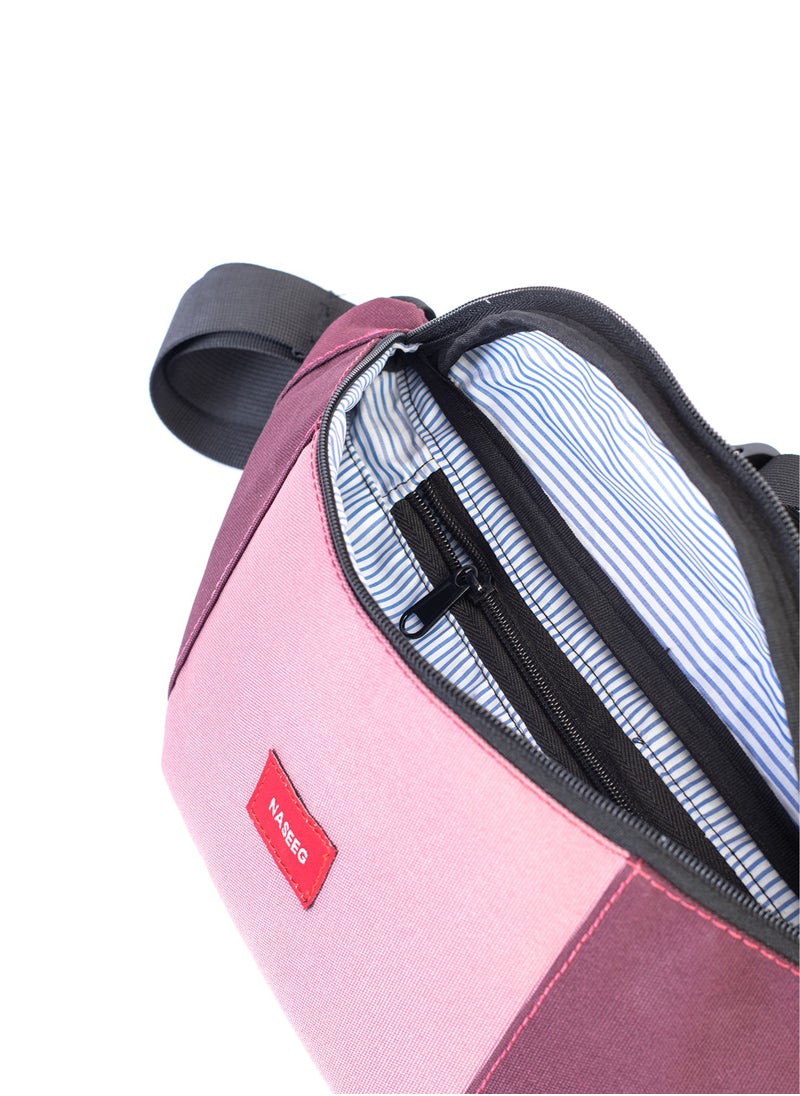 NASEEG - Air 2 Waist Bag From Naseeg - Dark Rose - Image 1