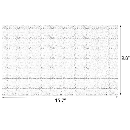 Hedume 394 mil 16 sqft Car Sound Deadening Mat, 15 Piece 15.7″x 9.8″ Car Sound Deadener, 10mm Thick Butyl Automotive Sound Deadener, Audio Noise Insulation and Dampening - Image 4