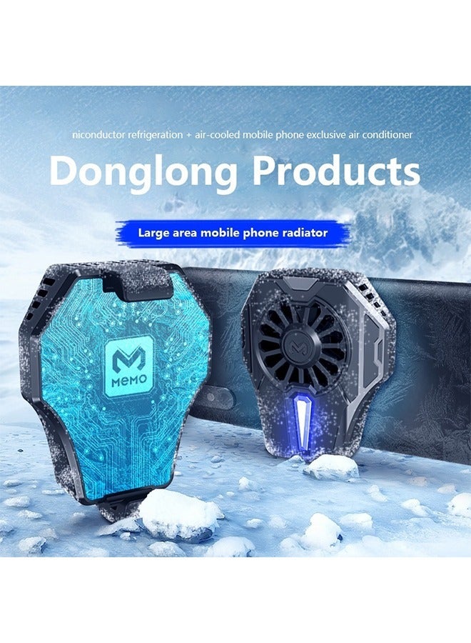 مبرد الهاتف المحمول، مروحة تبريد الهاتف، تشغيل منخفض الضوضاء، التوصيل والتشغيل، مناسب لمؤتمرات الفيديو للألعاب طويلة الأمد - Image 2