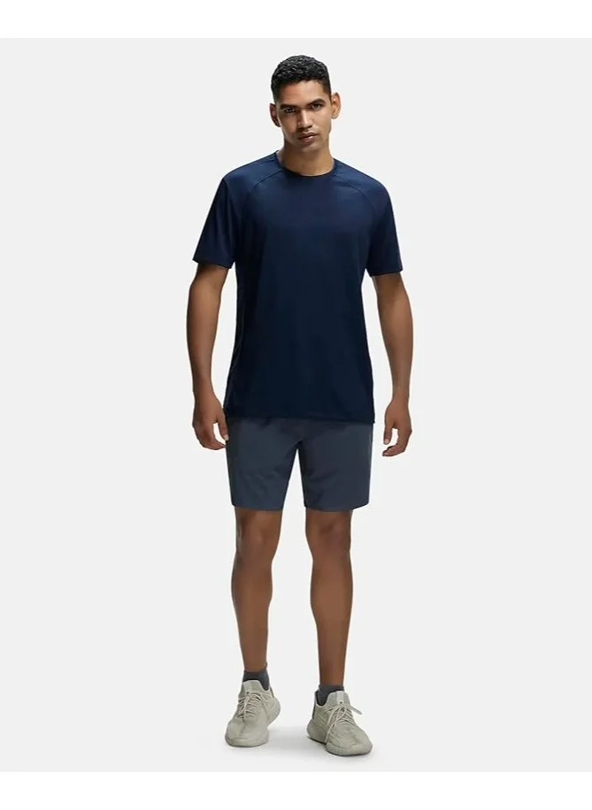 جوكي JOCKEY Move Mens Round Neck Half Sleeve T-Shirt MV15 MID NIGHT NAVY