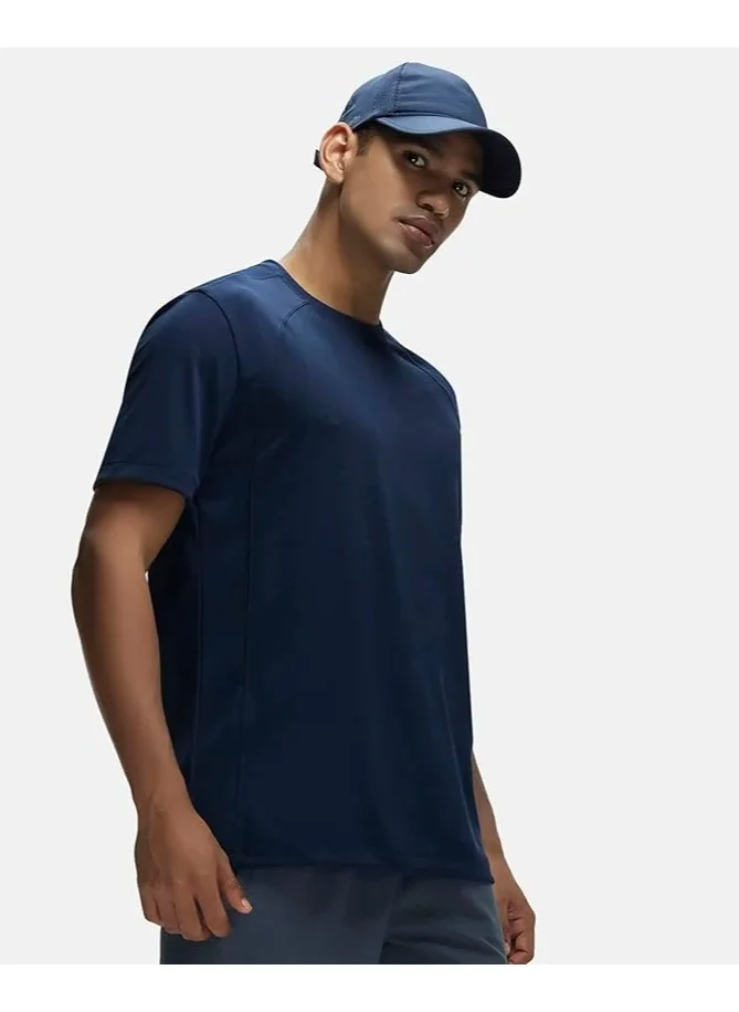 جوكي JOCKEY Move Mens Round Neck Half Sleeve T-Shirt MV15 MID NIGHT NAVY