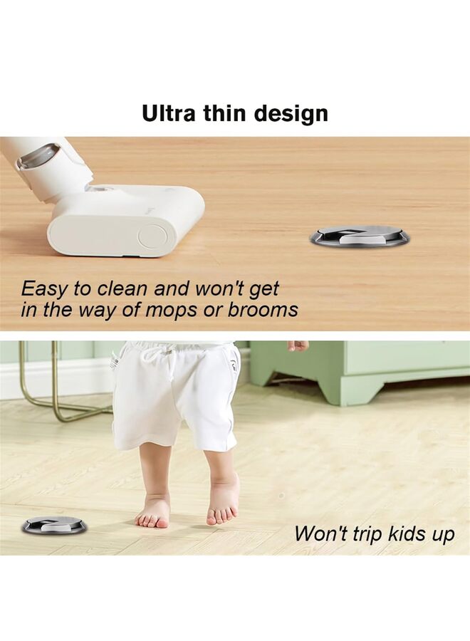 يُسلِّم مُحسّن لإيقاف الباب المغناطيسي، 2024 جديد ميكانيكي لإيقاف الباب الأرضي الصامت، إيقاف الباب القابل للتعديل، سدادات الباب المغناطيسية، حامل قفل الباب المغناطيسي مع لاصق (B) - Image 5