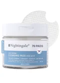 nightingale Korean Daily Derma Cleansing Pads 70 Pads - Hydrating Makeup Remover with Hyaluronic Acid
