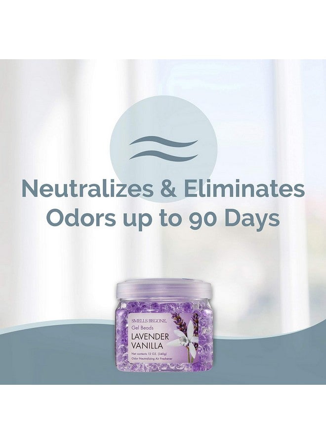 Smells Begone Lavender and Vanilla Flavoured Odor Neutralizing Air Freshener Gel Beads Purple 340 g 52612 - Image 3