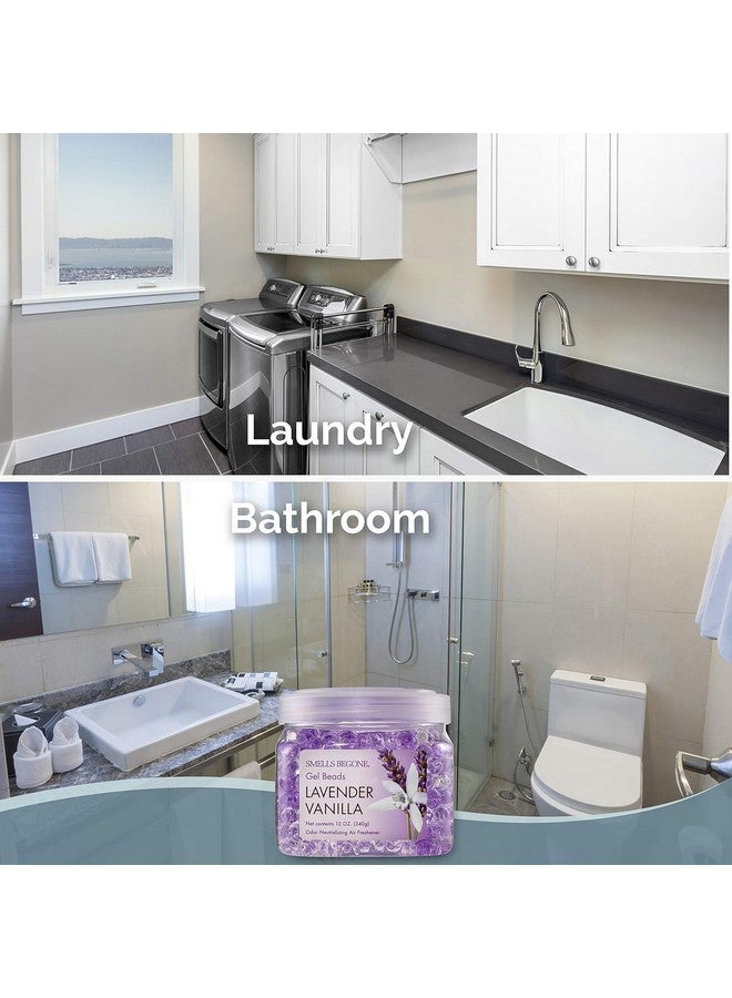 Smells Begone Lavender and Vanilla Flavoured Odor Neutralizing Air Freshener Gel Beads Purple 340 g 52612 - Image 4