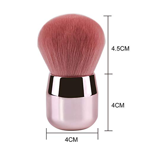 Daubigny Foundation Brush,Daubigny Large Pink Powder Brush Flat Arched Premium Durable Kabuki Makeup Brush Perfect For Blending Liquid,Cream and Flawless Powder,Buffing, Blending,Concealer … - Image 3