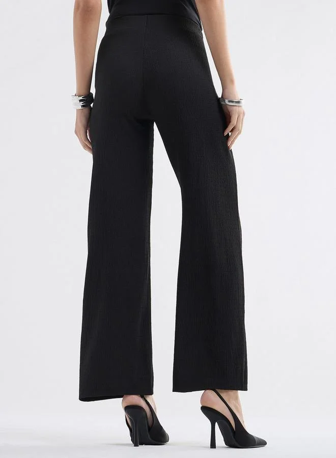 Splash FAV Textured Wide Leg Pants