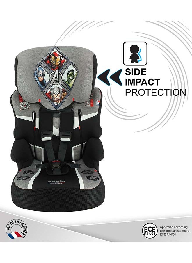 Nania Beline Carseat For Group 1/2/3, 2-10 years, Avengers Heroes, Grey  - Image 4