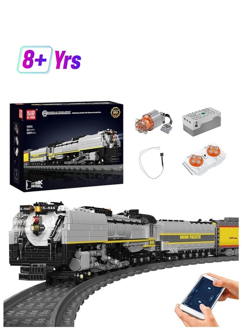 mould king - Train Building Kits ,  Train Building Sets,  Train Tracks Collectible Model ,Children's toys 3357+mould king 12031 - Image 1
