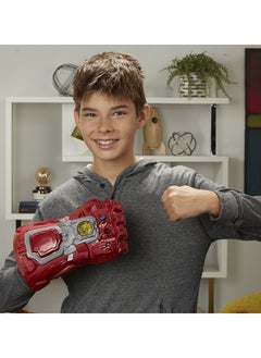 MARVEL Avengers: Endgame Red Infinity Gauntlet Electronic Fist with Lights and Sounds, Role Play Super Hero Toys for Kids Ages 5 and Up  - Image 4