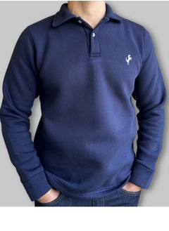 Horse Polo Sweat Polo Shirt, Navy Blue - pzsku/Z9D946C2D13260E23A0D8Z/45/_/1733947379/074d3fd4-8ef0-40f3-8b37-a161a4f8bfad