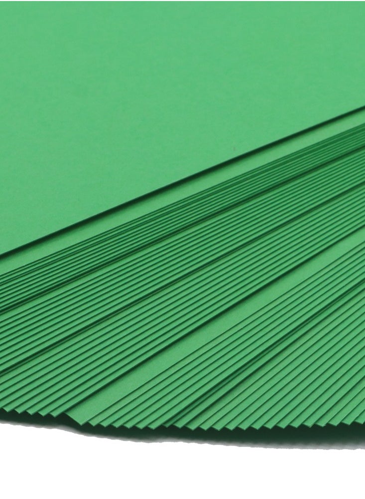 firstnock Bright Green Colored Paper - 250 GSM, A4 Size, Pack of 20 Sheets – Ideal for Arts, Crafts, and DIY Projects  - Image 2