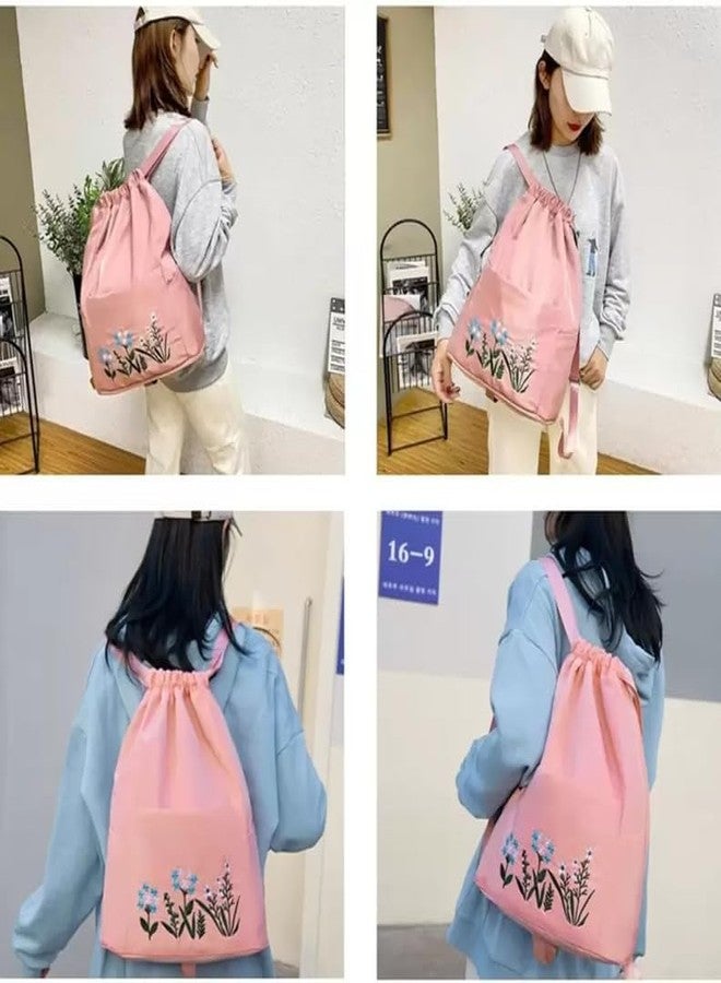 Raptas Elevate Your Style with Trendy Waterproof Backpack for Girls and Women - A Stylish, Lightweight, and Versatile Polyester Drawstring Bag Perfect for Any Occasion or as a Thoughtful Gift - Image 4