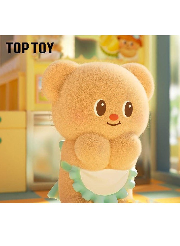 عام زبدة الدب يوم عمل سلسلة المد والجزر اللعب للمكفوفين مربع الشكل زخرفة للأطفال ، الصديقات هدايا عيد الميلاد ، تزيين المنزل (مربع واحد) - Image 2