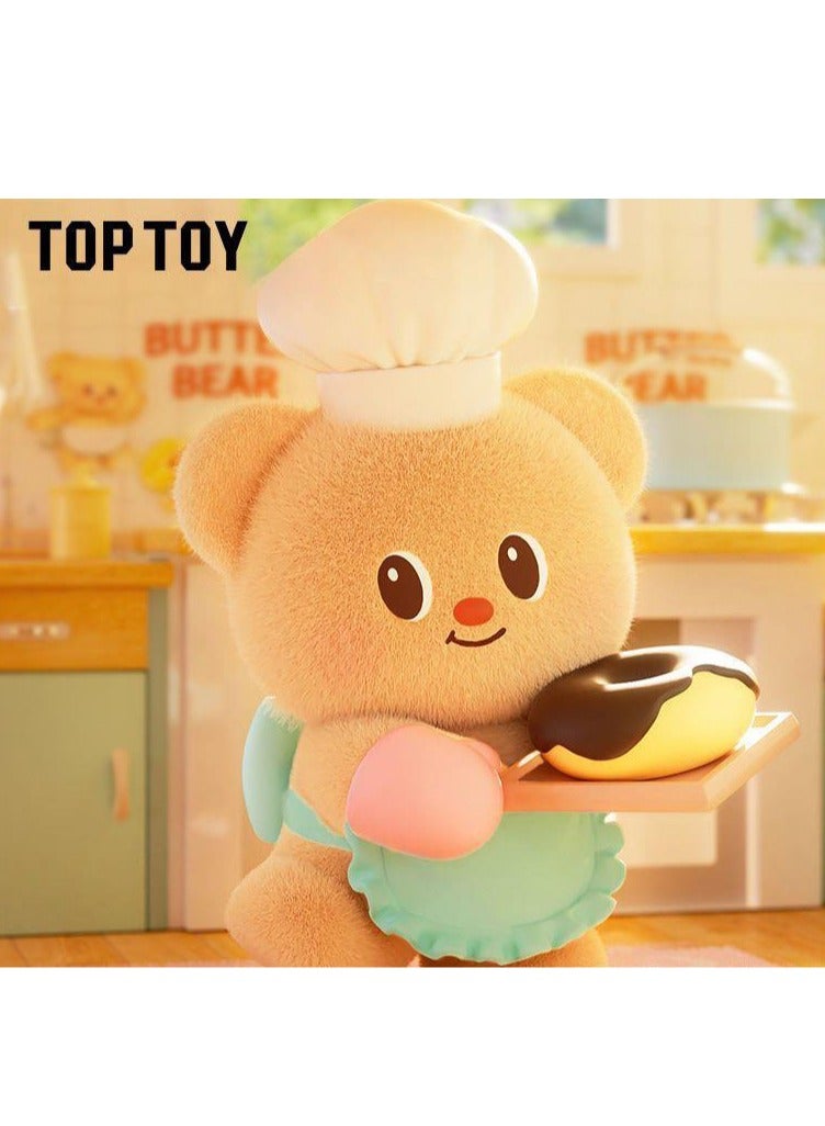 عام زبدة الدب يوم عمل سلسلة المد والجزر اللعب للمكفوفين مربع الشكل زخرفة للأطفال ، الصديقات هدايا عيد الميلاد ، تزيين المنزل (مربع واحد) - Image 4