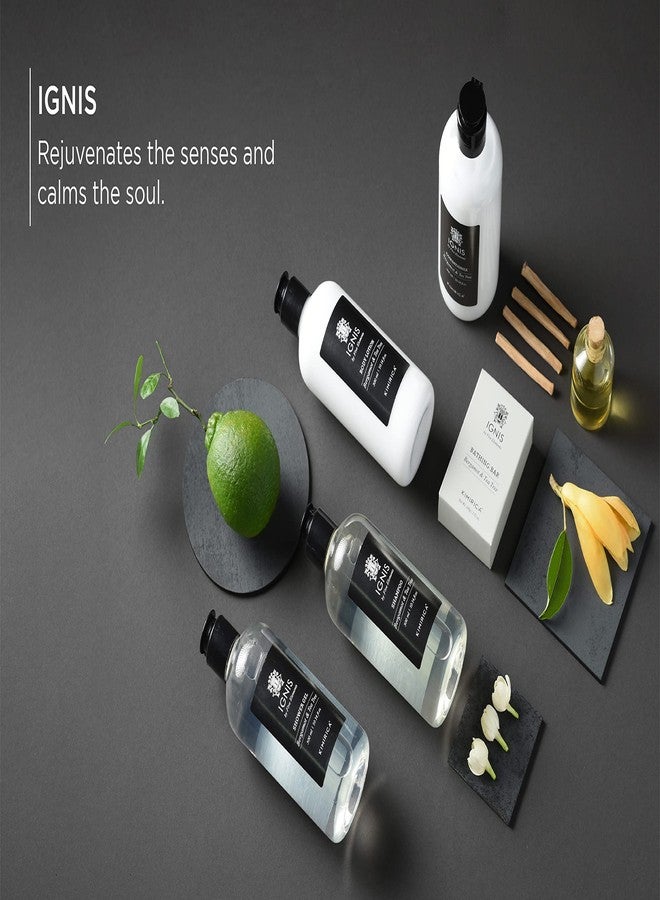 كيميريكا مجموعة كيميريكا إغنيس للعناية بالجسم للرجال، جل استحمام، لوشن للجسم، برائحة البرغموت وشجرة الشاي المهدئة | 300 مل × 2 | نباتي 100% - Image 5