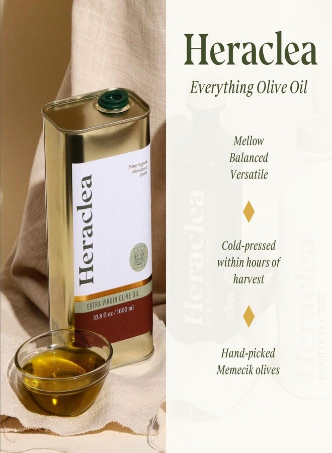 Heraclea - Everything Oil - Extra Virgin Olive Oil - Organic Olive Oil - Extra Virgin - Cold Pressed - Polyphenol Rich EVOO - 33.8oz Bottle - Image 4