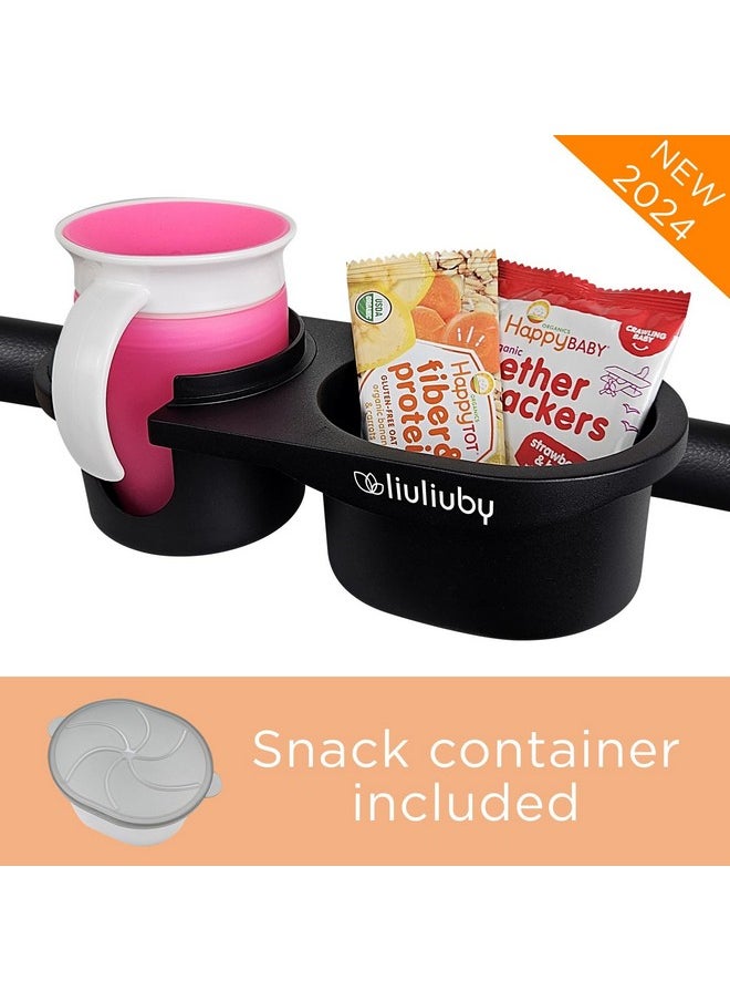 liuliuby Universal Stroller Snack Tray Attachment | Universal Snack Tray for Stroller Cup Holder Attachment | Baby Accessories for UppaBaby, Bugaboo, Nuna, Yoyo, Wagon, Wonderfold, Evenflo, Bob, Jogger…  - Image 1