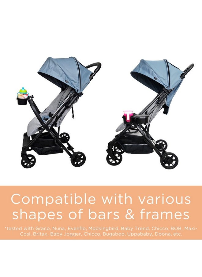 liuliuby Universal Stroller Snack Tray Attachment | Universal Snack Tray for Stroller Cup Holder Attachment | Baby Accessories for UppaBaby, Bugaboo, Nuna, Yoyo, Wagon, Wonderfold, Evenflo, Bob, Jogger…  - Image 2