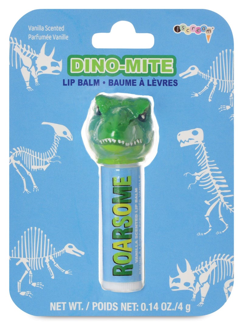 iscream DinoMite Dinosaur Head Shaped Vanilla Scented Lip Balm - Image 2