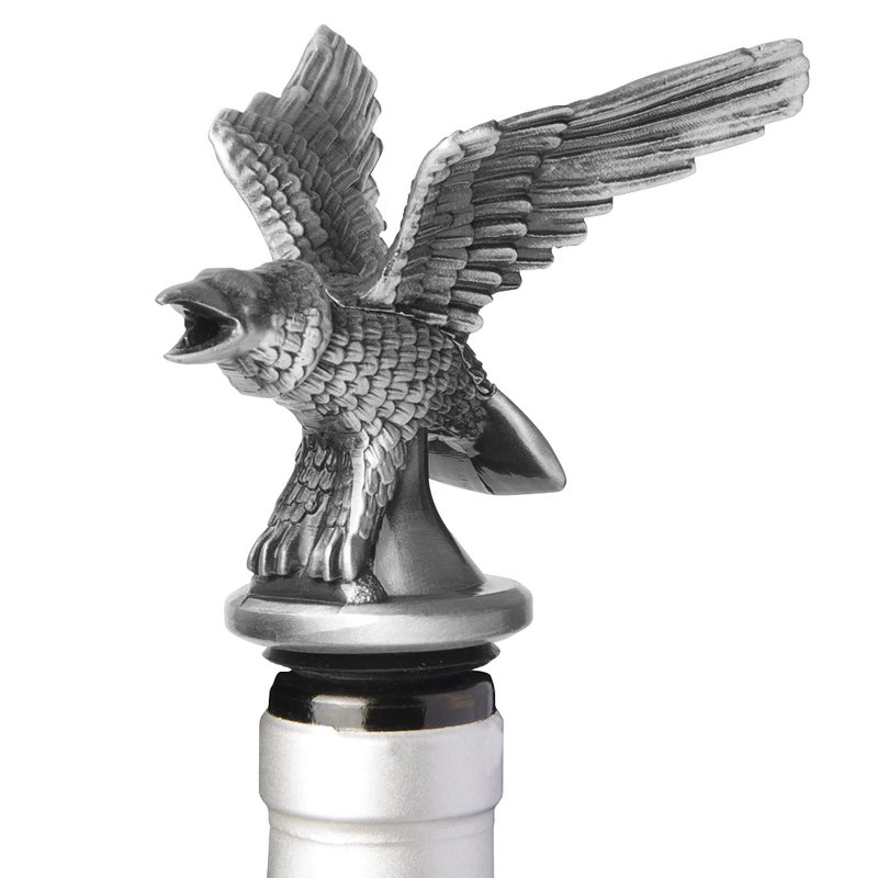 Stainless Steel Eagle Wine Aerator Pourer  Deluxe Decanter Spout for Robust Red and White Wine  Pour Amore Bottle PourerStopper  Air Diffuser by Chriss Stuff