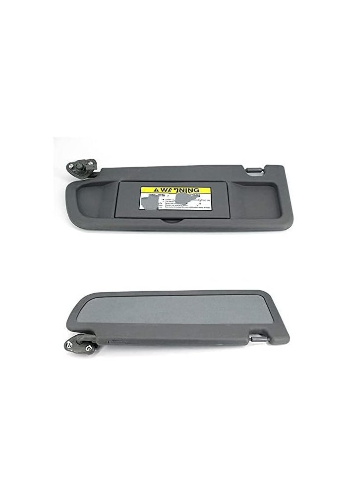 QASULER Left Driver Side Sun Visor Assembly for Civic 2006-2011 - Image 3